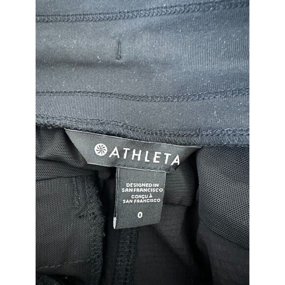 Athleta Trekkie North Jogger Pants Black Tapered Athleisure Drawstring Women's 0 - Picture 7 of 9